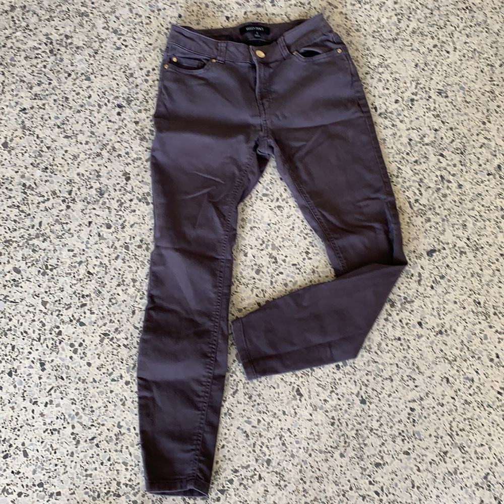 Gray soft denim jeans - size 2